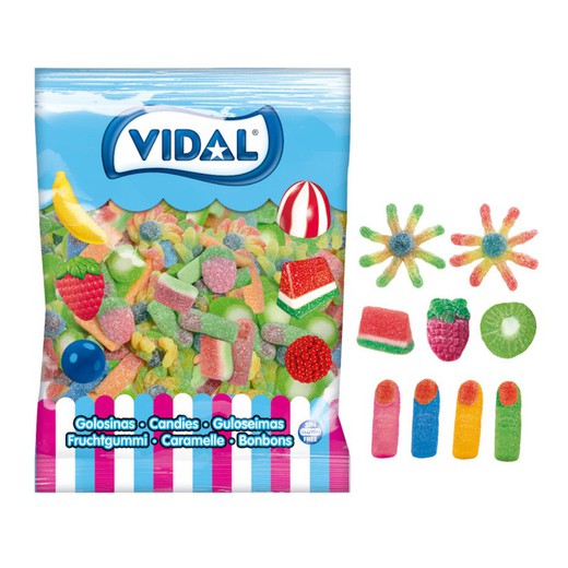 Mix de gominolas ácidas de Vidal (Bolsa 1Kg.)