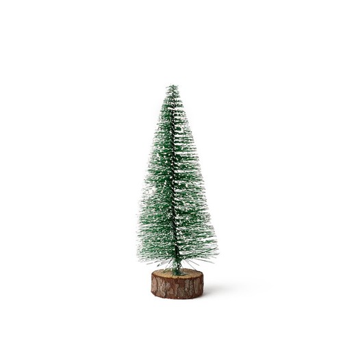 Árbol de Navidad pequeño 16cm. con base de madera