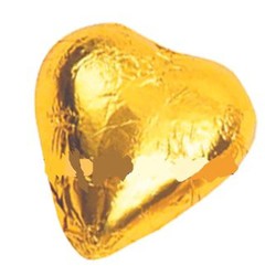 Sac Cuori Heart Gold Chocolates par Dolci Momenti