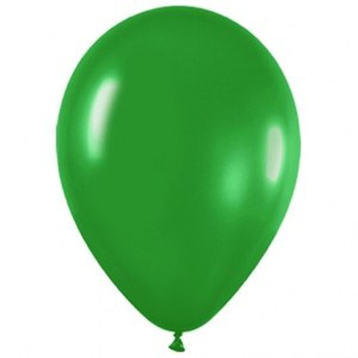 Borsa per palloncini in lattice verde foresta 50 unità