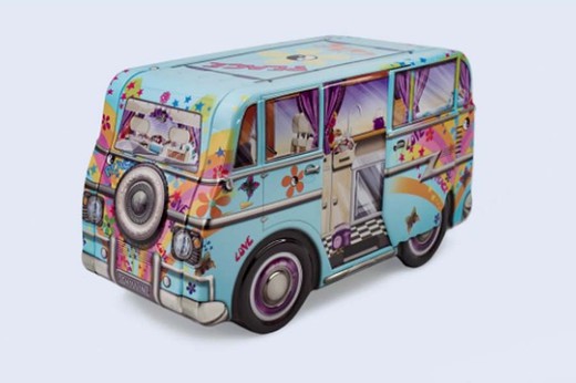 Cioccolatini Van Hippy mini camper (150gr) di Chocoday