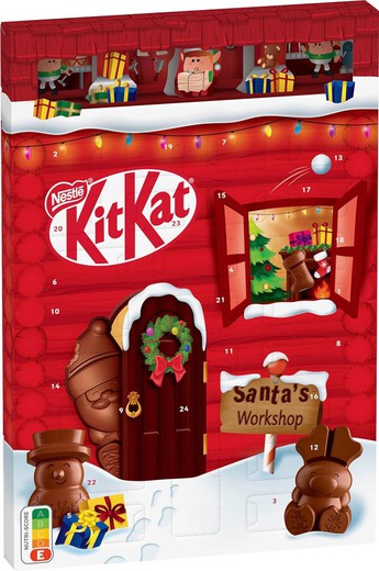 Calendario adviento kit kat 208 gramos