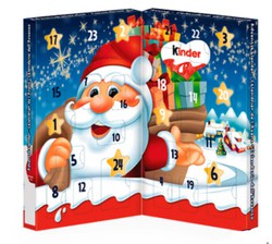 Calendario de adviento libro Papa Noel