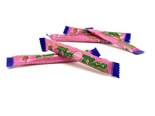 Gum Tico Tico Strawberry Acid (Fête)