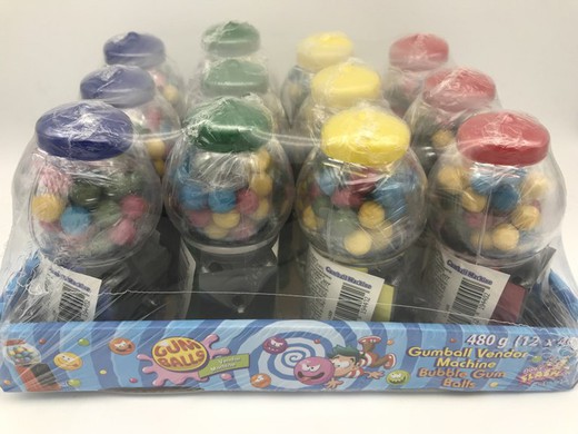 Chewing-gum en plastique avec chewing-gum 13Cm (12Un.)