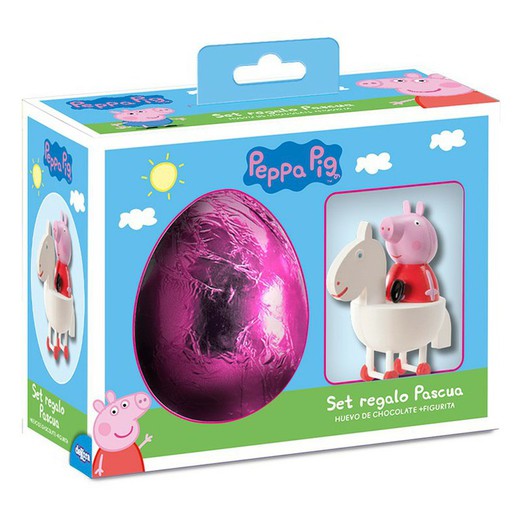 C/Huevo Peppa Pig 55G+Figura Dekora Pascua