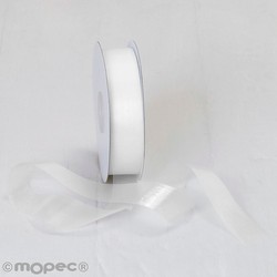 Cinta cristal 25mm blanca