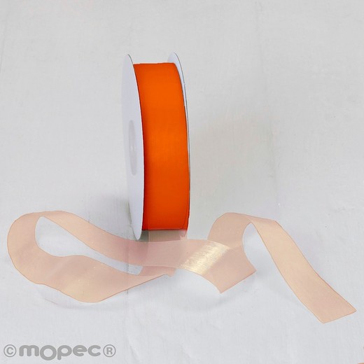 Cinta cristal 25mm naranja