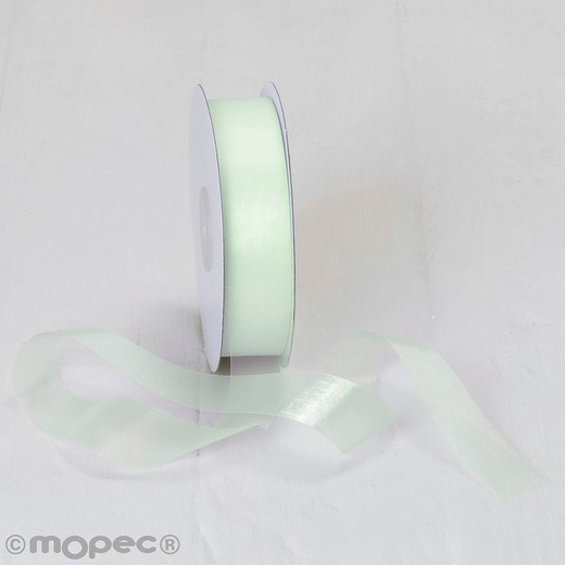 Cinta cristal 25mm verde claro