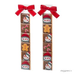 Estuche 6napolitanas Snowman collection min.2*