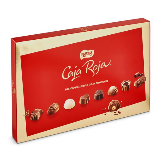 Boîte de Chocolat Boîte Rouge G Nestlé