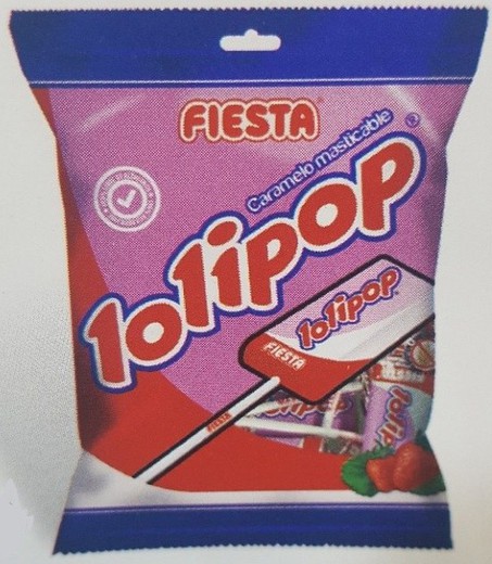 Fardo Lolipop 15 Bolsas Fiesta