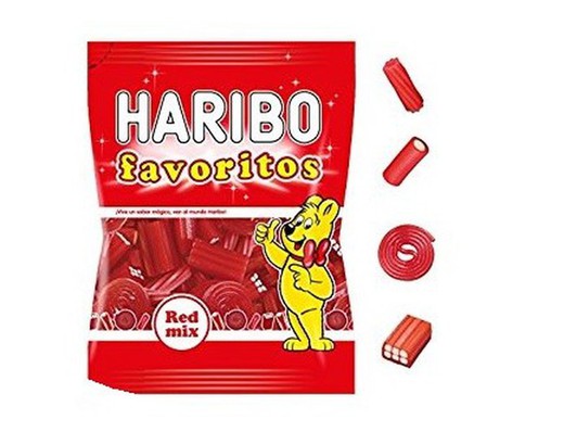 Favoritos Red Mix 18 Sacos de 90Gr Haribo