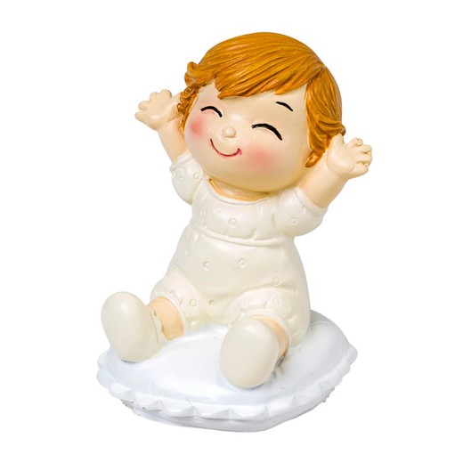 Figura bebé Pop &Fun sentado en cojín 8cm.