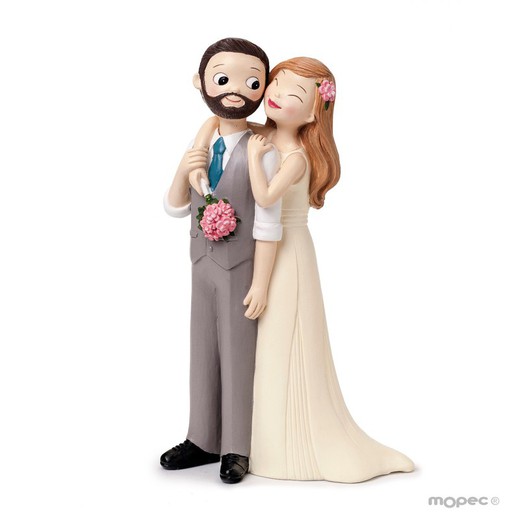 Figura pastel Pop & Fun novio chaleco y barba 21cm