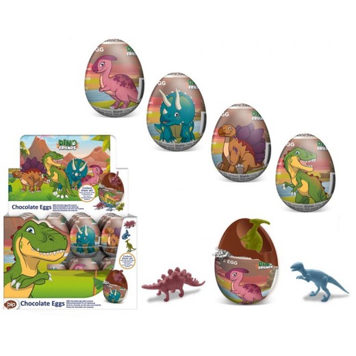 Huevo Chocolate Dinos Friends 24Uds