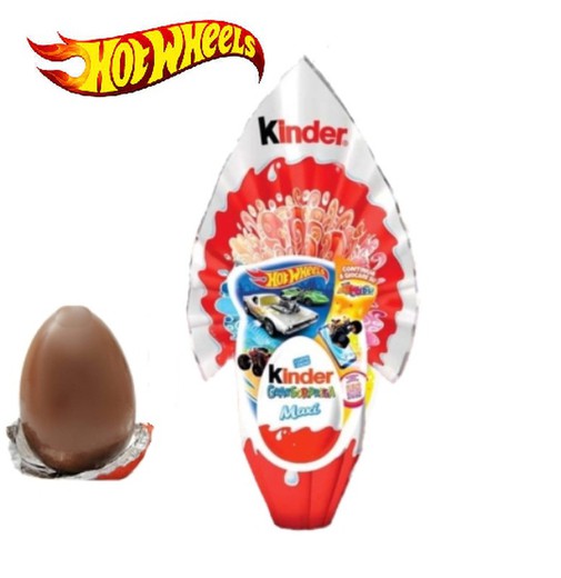 Huevo kinder sopresa grande de Hot Wheels