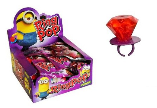 Minions Ring Pop Anillo Caramelo Happy I