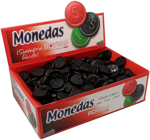 Monedas regaliz negras Roypas