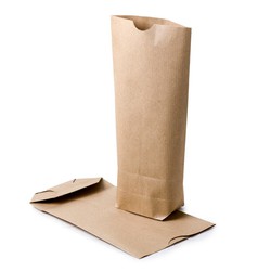 Pack 50 bolsas papel kraft 12x22,5X5cm. preciox50u.