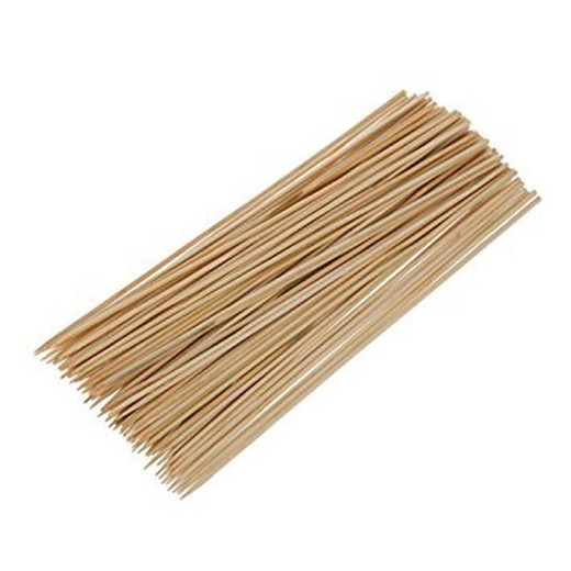 Palillos Para Brochetas 30Cm Bambu 100Uds