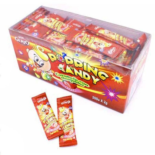 Popping Candy Peta 200 Unités Gerio