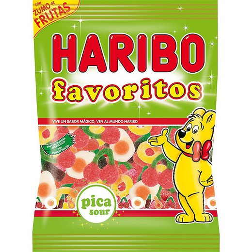 Sortiment an Pica-Süßigkeiten Haribo Favorites