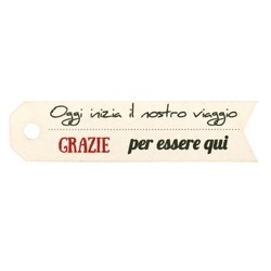 Tarjeta il nostro grande viaggio 6,5cm.(preciox51u.) min.51