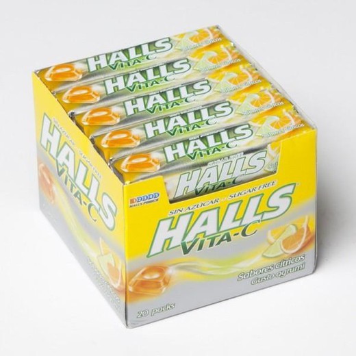 Halls Vita C Sin Azucar