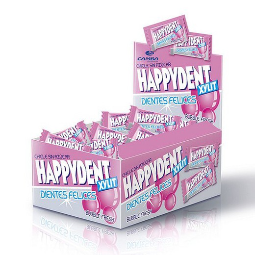 Happydent Bubble Frische Erdbeere I.