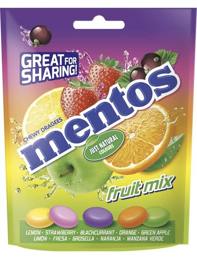 Jar Mentos Pack Acid Fruits Stick
