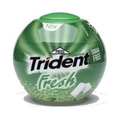 Nuovo Formato Trident Menta Piperita Sfera