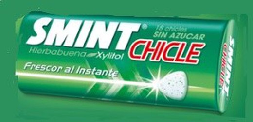 Ra para olhos pode chiclet smint peppermint i