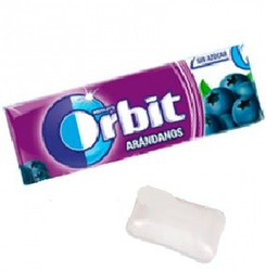 Orbit Blueberries Chiclet Ajeas