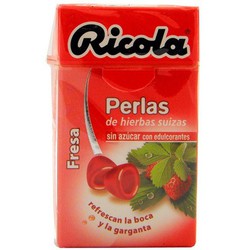 Ricola Erdbeer-Minze Perlenglas
