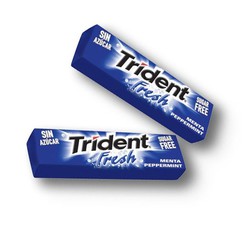 Trident Aufblasbares Minzfolien-Stickglas