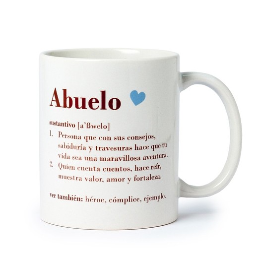 Taza cerámica Abuelo definición