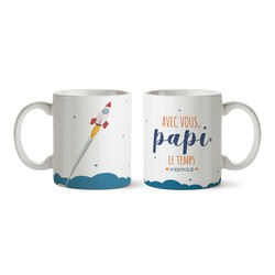 Taza cerámica Contigo Abuela en caja regalo