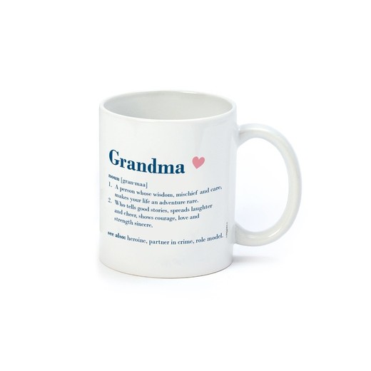 Taza cerámica Grandma definición