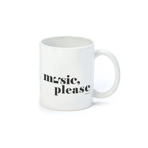 Taza cerámica Music, Please en caja regalo