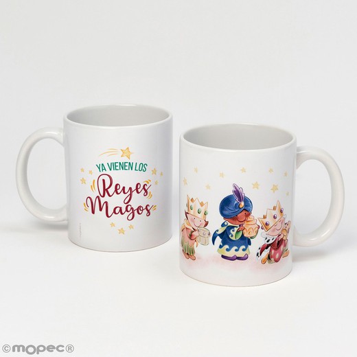 Taza cerámica Reyes Magos en caja regalo