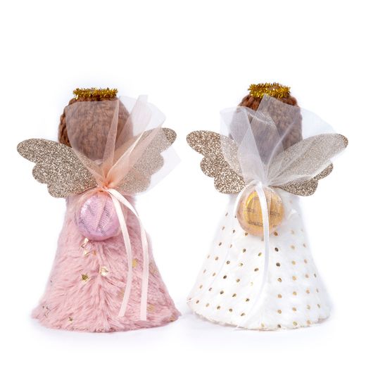 Angelitas corona alas doradas, vestido largo 1choc.stdo.min2