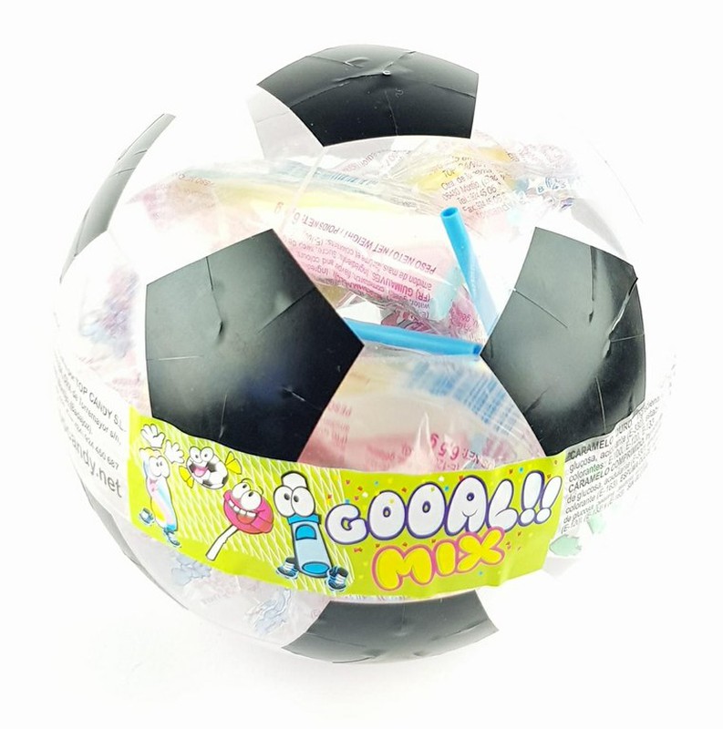 Instalaciones cangrejo Influyente Balon Futbol Con Chuches 110Gr Top Candy — Sweet Center