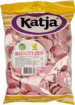 Golosinas veganas Biggetjes veganos (500 gramos) de Katja. Cerditos veganos