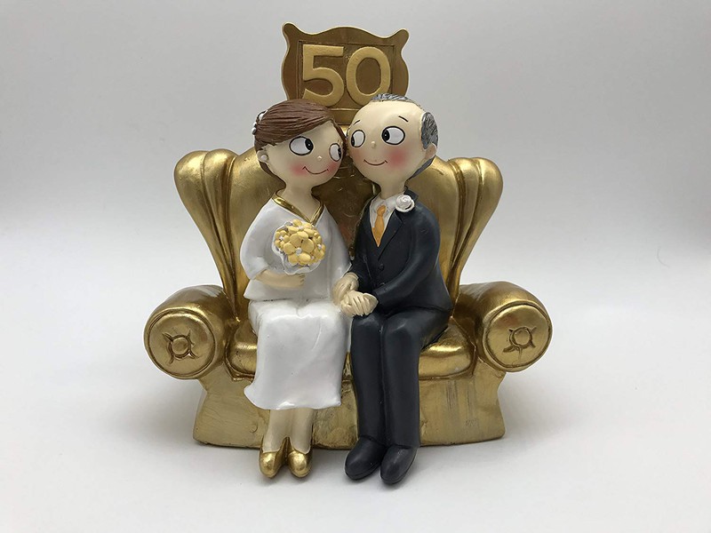 Banda Bodas de Oro 50 purpurina  Complemento perfecto para 50 aniversario