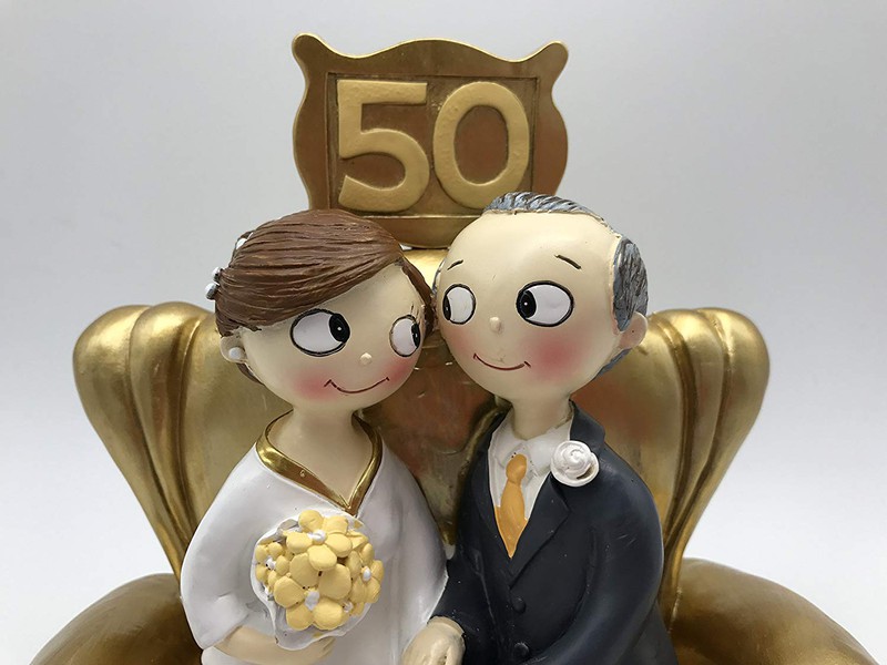 Plato de boda de 50 aniversario, regalos de boda de 50 aniversario par -  VIRTUAL MUEBLES