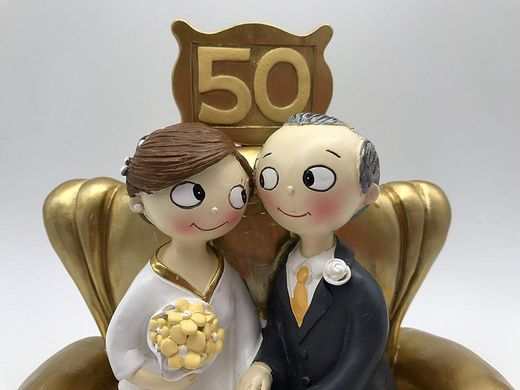 Bodas de Oro 50 Aniversario Con Placa Grabada