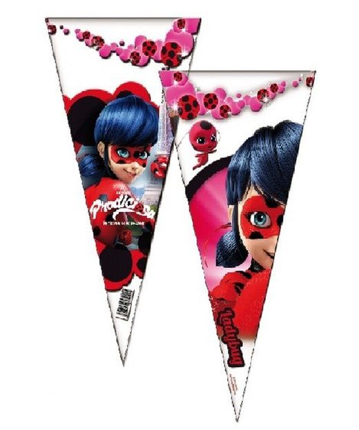 Miraculous Ladybug Cone Bag 50Uds