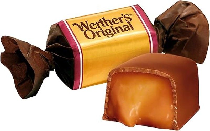 Werther'S Toffee Chocolate Blando (1kg) Toffee blando de mantequilla y nata fresca, con una fina cobertura de chocolate 1 Kg