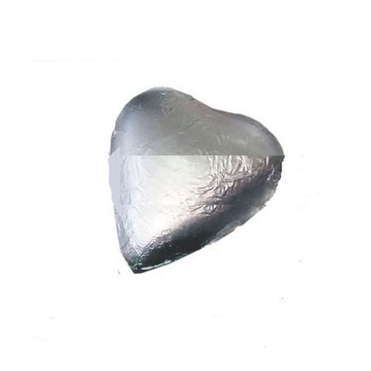 Cioccolatini Cuore Argento 1Kg Dolci Momenti (125Uds)